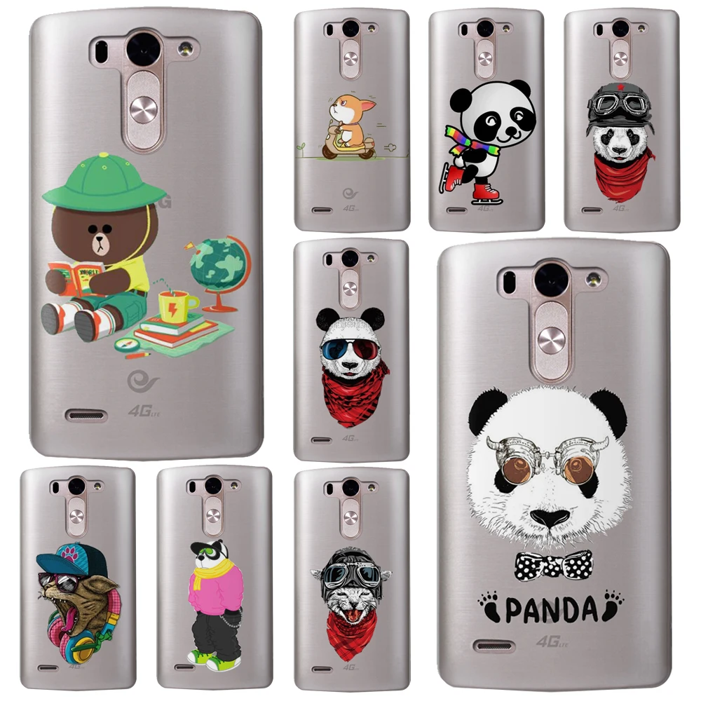 Чехол с черным медведем для LG G4 G5 G6 Q8 Q6 K8 K7 K10 2017 X Power2 3 V30 мягкий силиконовый чехол