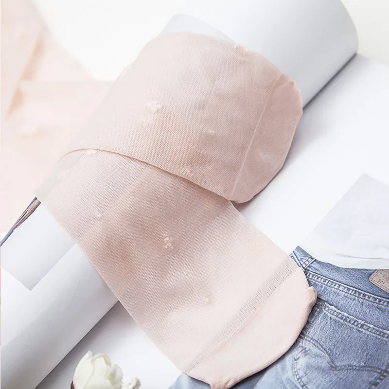 Милые летние колготки в горошек с бантом для девочек детские чулки танцев тонкие