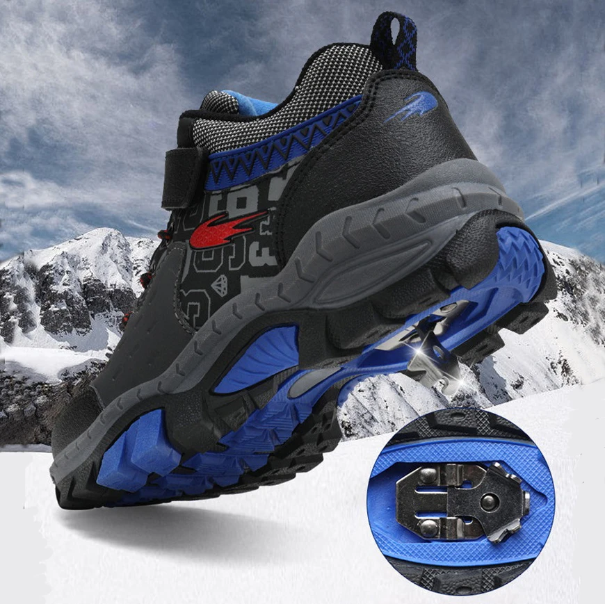 Треккинговые ботинки для мальчиков и девочек спортивная обувь маленьких детей