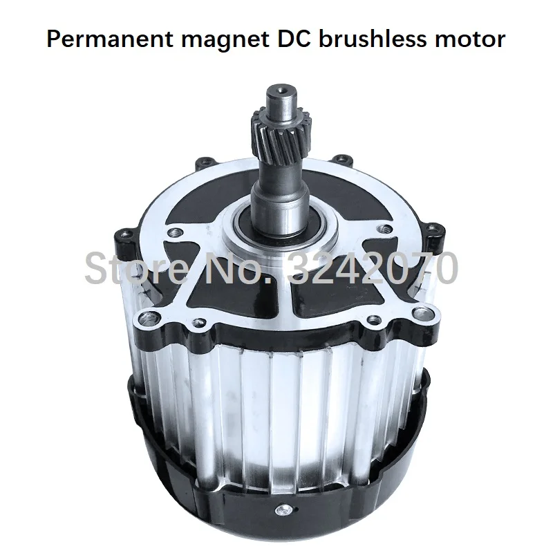 DC48/60/72V1800W3900RPM постоянный магнит бесщеточный двигатель с дифференциальным