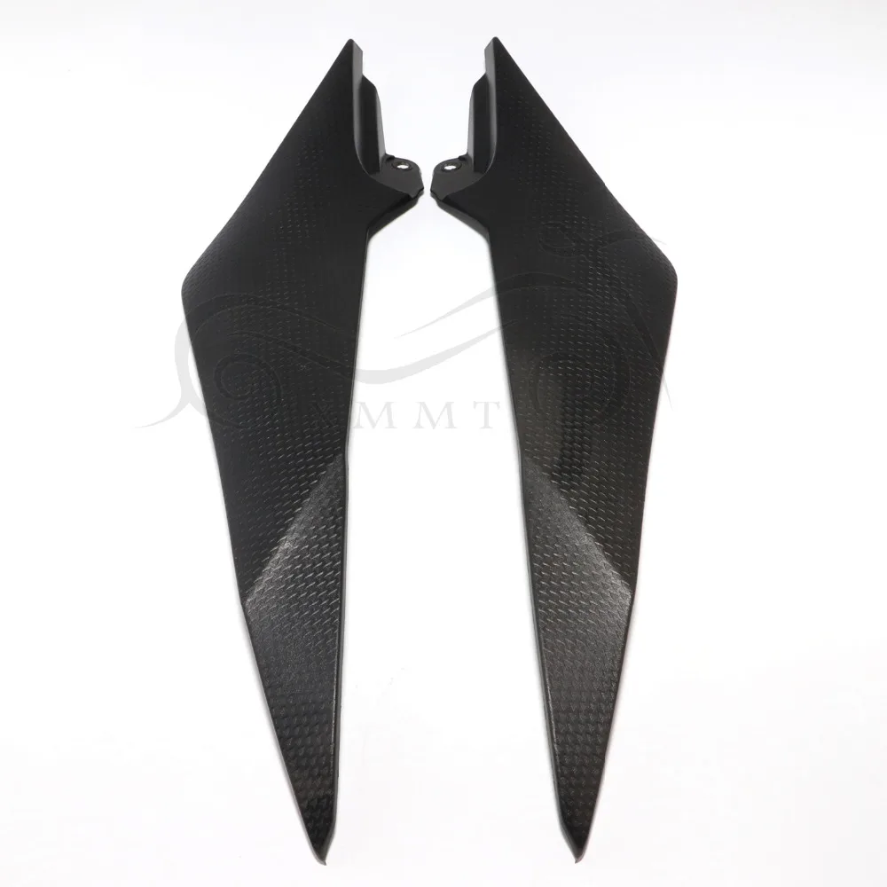 Пара МОТОЦИКЛ ABS черный Бензобак боковой отделкой сетчатой вставкой крышка