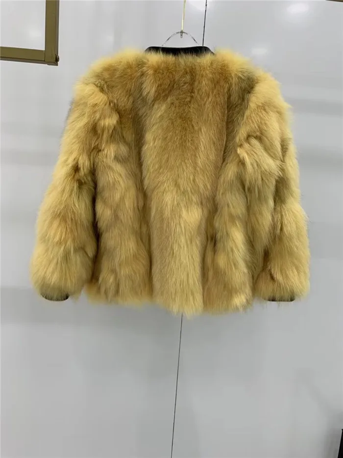 Abrigos mujer invierno шуба из натурального Лисьего меха женская зимняя короткая Повседневная мотоциклетная Лоскутная куртка из натуральной кожи Верхняя одежда
