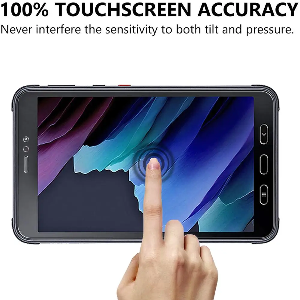 Защита экрана для Samsung Galaxy Tab Active3 защитное закаленное стекло планшета SM-t575 (8 0