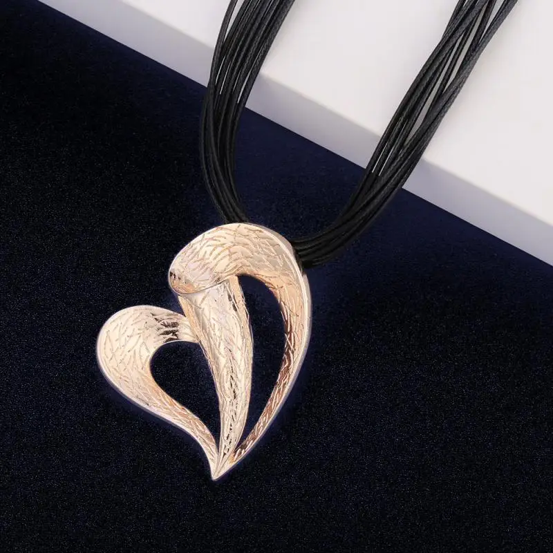 Готическое ожерелье s ювелирное большое чокер с подвеской в форме сердца для