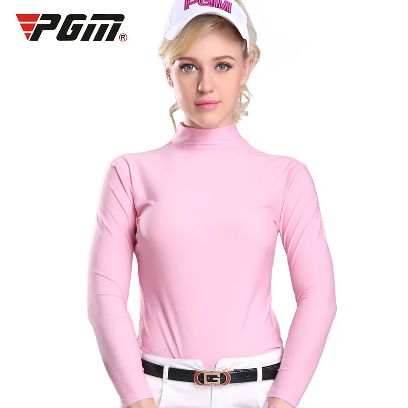 

PGM одежда для гольфа Летняя женская Солнцезащитная рубашка с длинным рукавом из ледяного шелка стройнящая