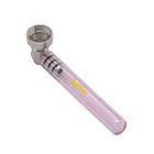 COURNOT Somking стеклянная труба стекло с прозрачной ручкой 93 мм с металлической чашей водяные трубы для курения аксессуары для трубок