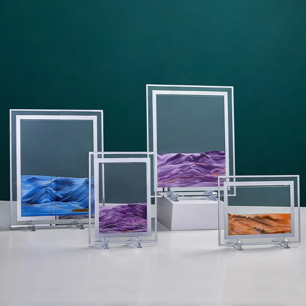 

3d-часы, стекло, стекло, зыбучий песок, живопись, украшение
