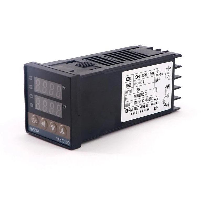 REX-C100 цифровой будильник PID Температура контроллер машина 0 ℃ ~ 1300 AC110-240V - купить по
