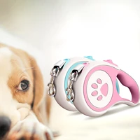5m cartoon dog leash automatic retractable nylon dog lead extendable puppy cat traction rope belt dog leash for dogs supplies
