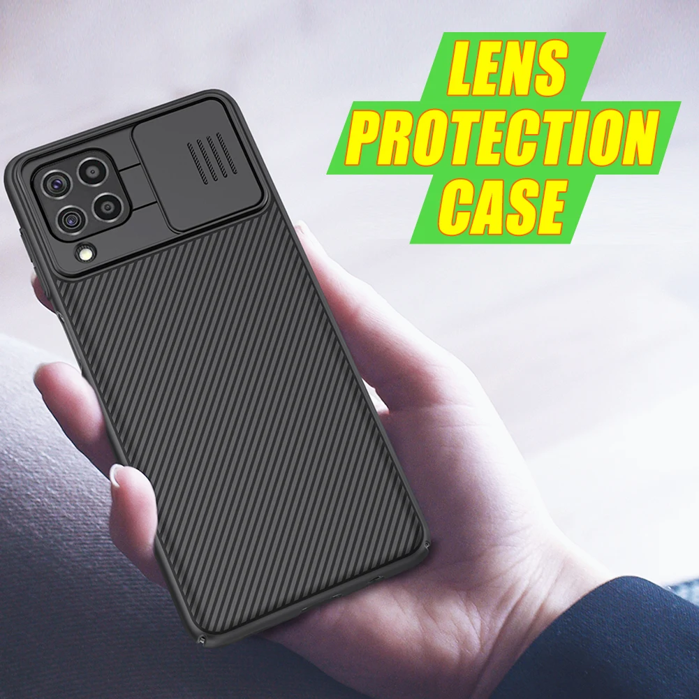 

Для Samsung Galaxy F62 M62 защитный чехол для объектива NILLKIN CamShield чехол слайд-камера защита заднюю крышку телефона чехлы