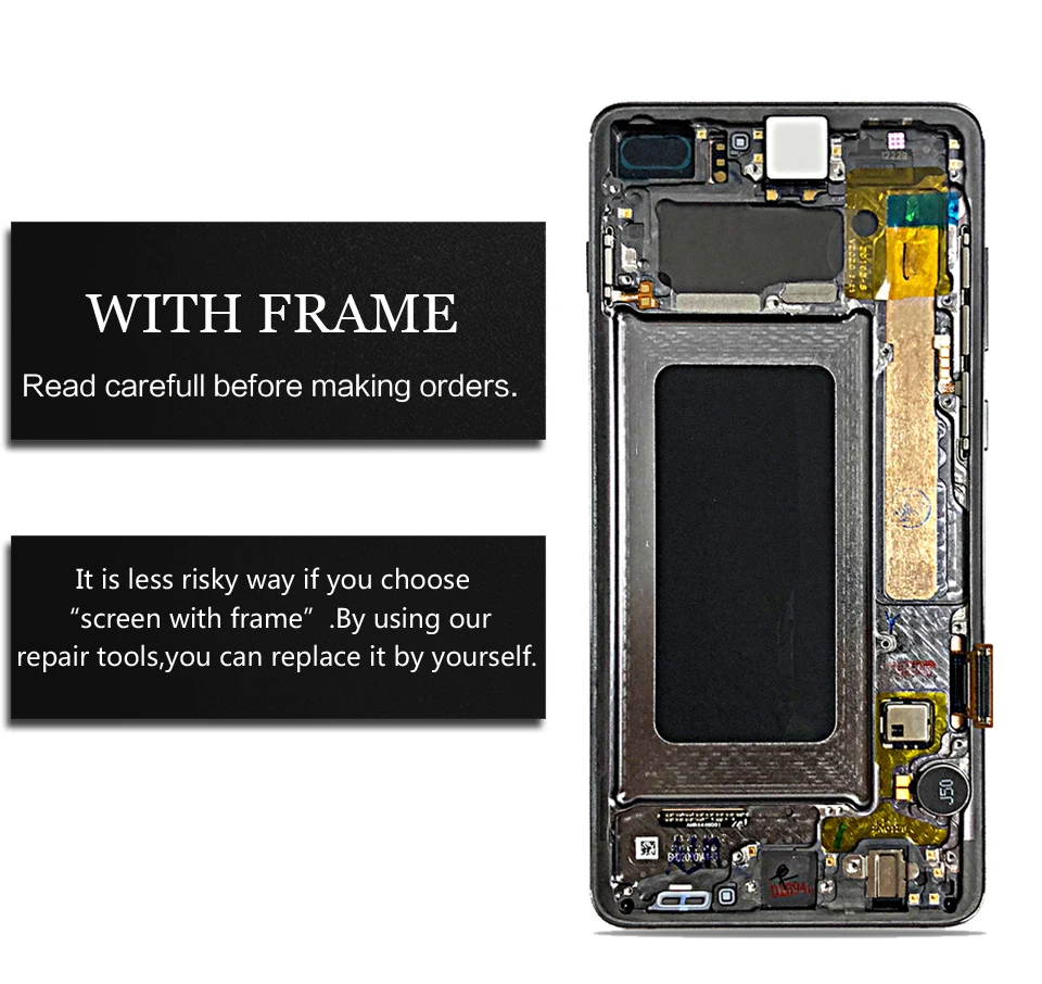 AMOLED для SAMSUNG S10 lcd G9730 SM-G973 дисплей сенсорный экран дигитайзер Galaxy Plus G975 G9750 Замена |