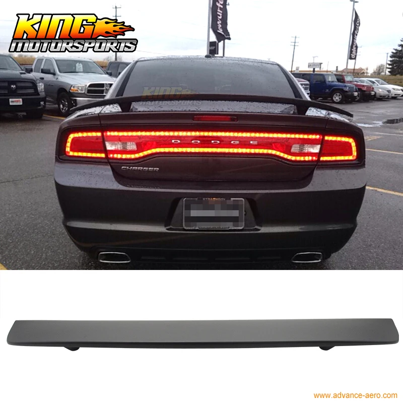 Подходит для 2011-2014 12 13 Dodge charger матовый черный спойлер заднего багажника крыла ABS |