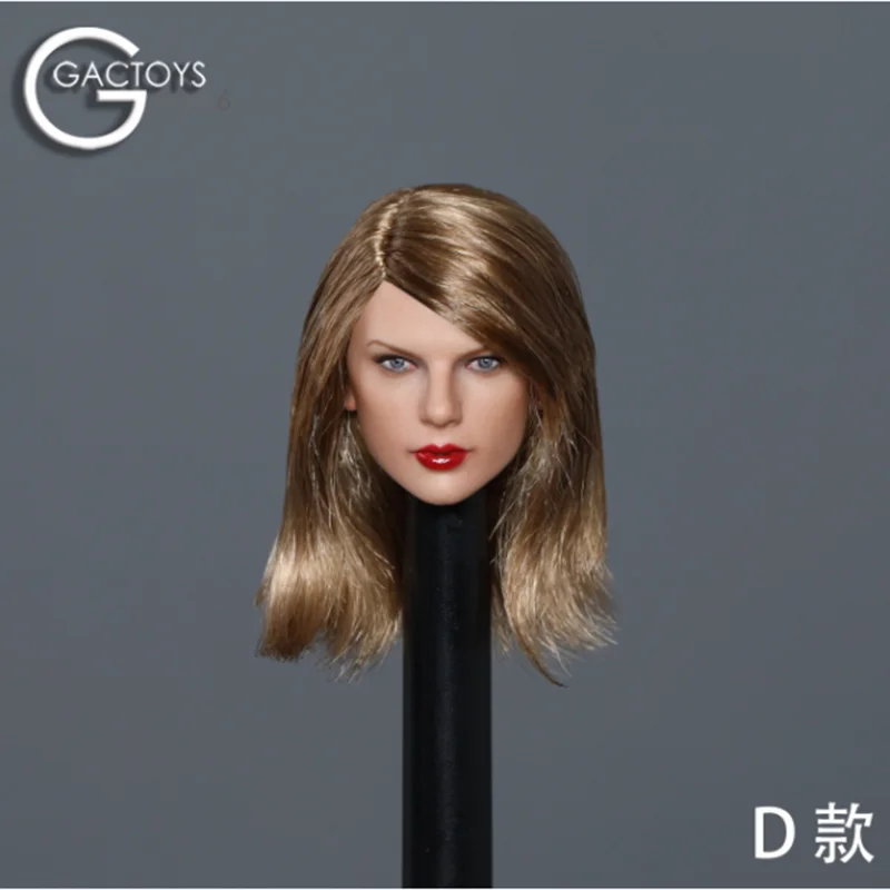 

Голова певицы GACTOYS GC042ABCDE 1/6 в европейском и американском стиле, в общей сложности 5 типов, подходит для пшеницы