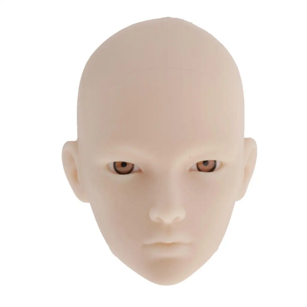 

MagiDeal 1/6 Male Bjd Doll Head Sculpt Ball-Jointed Doll Body Parts without Eyes