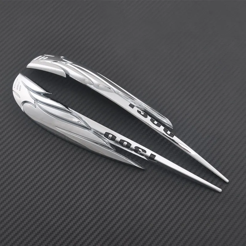 Motorcycle Chrome 3D Gas Tank Sticker Emblem Badge Fuel Decals For Honda VTX1300 1300C 1300R 1300S | Автомобили и мотоциклы
