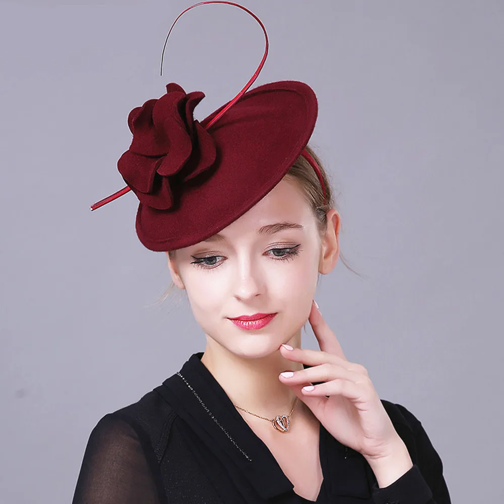 Королевский Свадебный церковный Fedoras Шляпы женские элегантные Кентукки Дерби