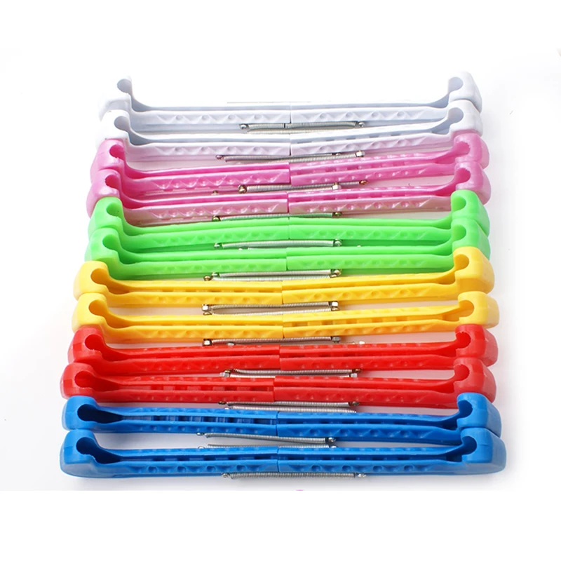 

1 Pair Figure Skate Shoe Cover Ice Knife Blade Protector Sleeve Nylon PVC Cold-resistant Adjustable Anti-slide
