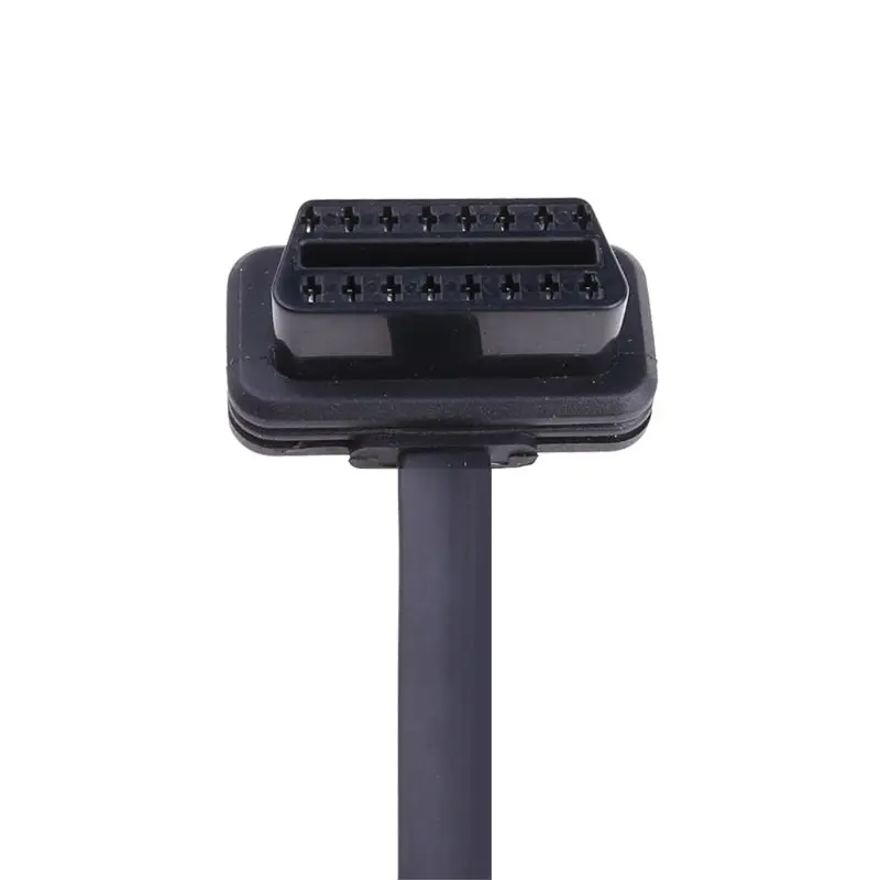 

16 Pin OBD2 OBDII Auto Car Extension Cable With Switch Type Adapter Connector