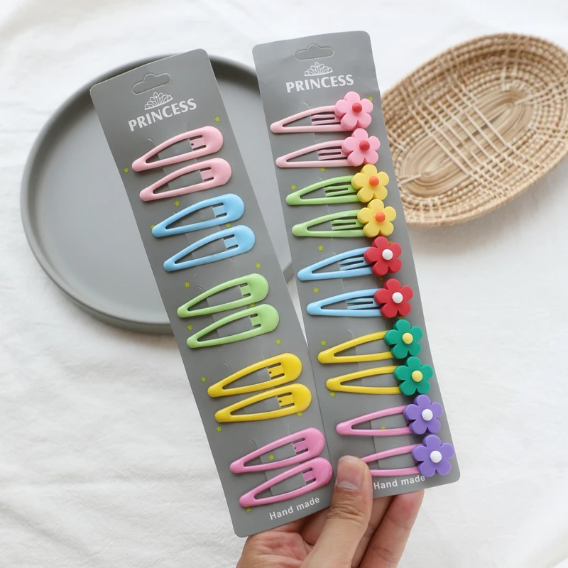 

15pcs Baby Girls Hair Accessories Cute Lovely Flower Hairpins Kids Children Hairgrip Cartoon Hair Clip Infants Headwear Barrette