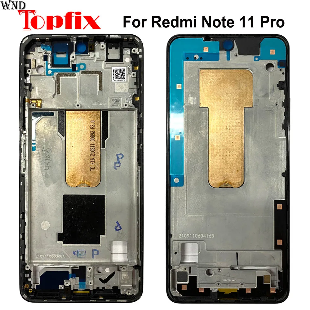 

6,67 дюйма для Xiaomi Redmi Note 11 Pro средняя рамка Note11 Pro Plus средняя рамка средняя пластина Запасная часть