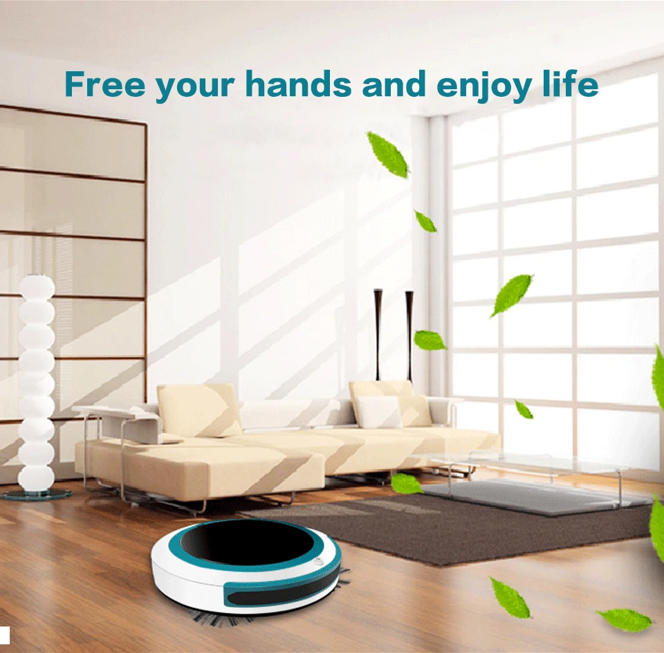 Умный Автоматический робот пылесос 220 В сухая и влажная подметальная машина
