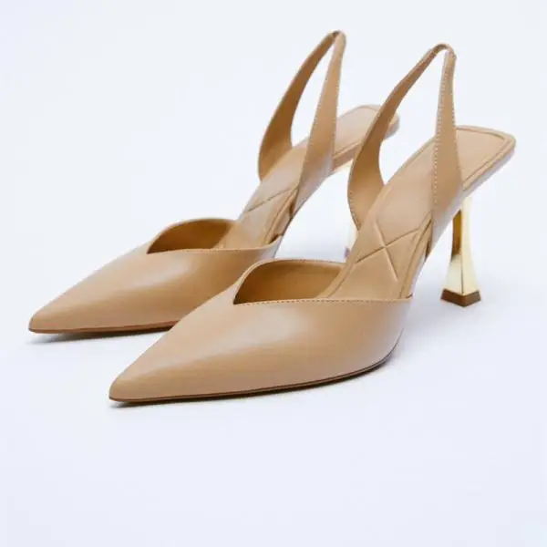 

Туфли женские с острым носком, туфли-лодочки, узкий каблук, заостренный носок, на платформе, на шнуровке, телесные, весна 2021