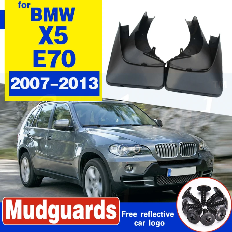 FRONT REAR MUDFLAPS FIT FOR BMW X5 E70 2007-2013 ACCESSORIES MUD FLAP FLAPS SPLASH GUARD MUDGUARDS 2008-2010 2011 2012 | Автомобили и