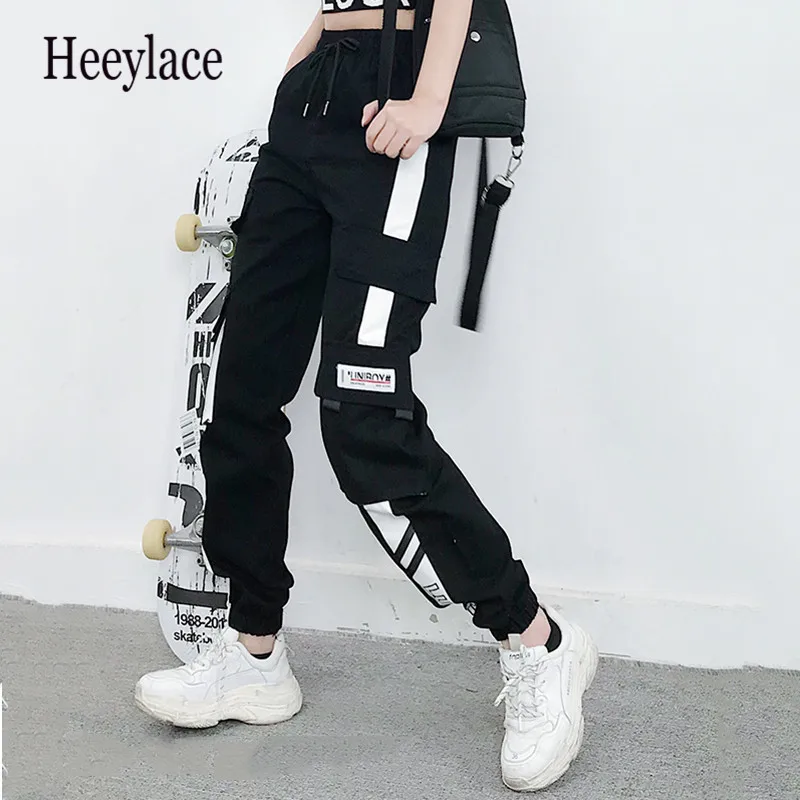 

Новинка 2021, зимняя уличная одежда с мехом, свободные женские прямые повседневные спортивные брюки BF в стиле Харадзюку для весны и осени