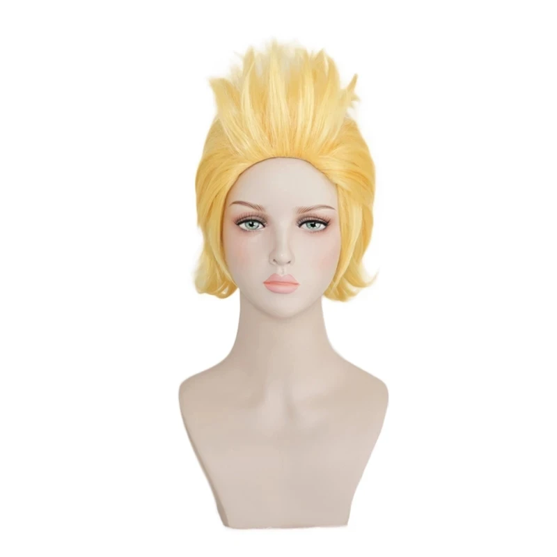 

My Hero Academia Million Mirio Toogata Golden Short Cosplay Wig Boku no Hero Academia Heat Resistant Synthetic Hair Wigs