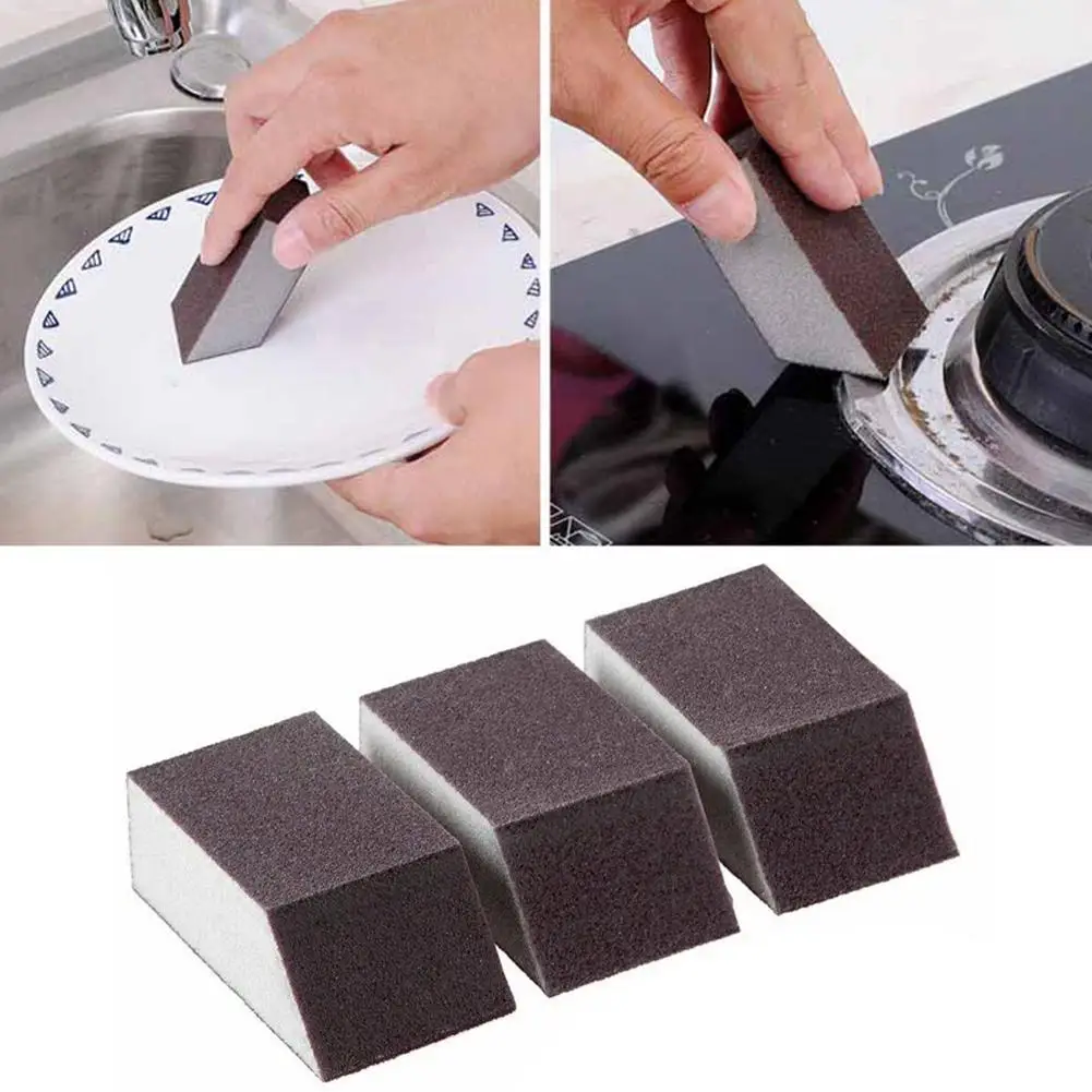 Спонж стиратель удаления ржавчины уборка наждачной губкой меламиновой Кухня