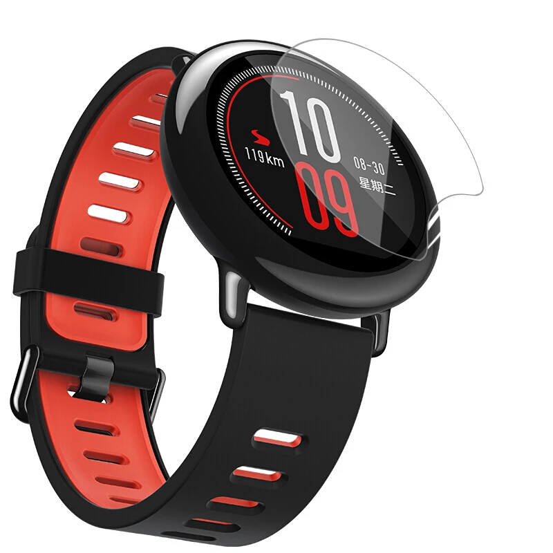 Оригинальный ТПУ спортивные часы Защитная пленка для Xiaomi Huami Amazfit Stratos 2 2s Stratos2 Pace 3D