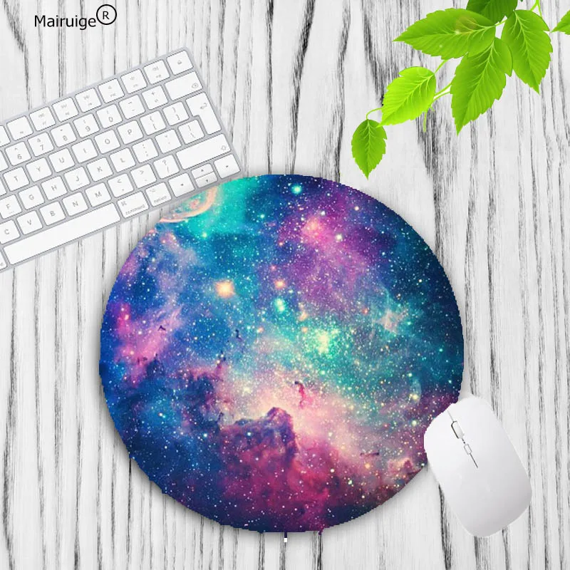 20X20CM Большая Акция Цветные Разноцветные игровые круглые коврики для мыши, коврики для мышки, размер для 20*20 см, Круглый Резиновый Коврик для компьютерной мыши - Цвет: 20X20CM