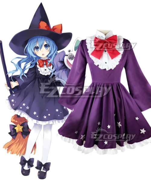 

Date A Live Yoshino Himekawa Witch Cute Girl Lolita Dress Women Halloween Party Adult Dress Cosplay Costume E001