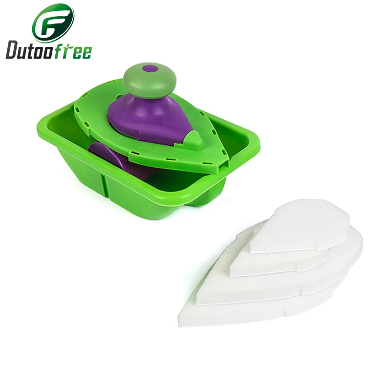 4 шт. губки для краски на стену роликовый поднос бытовая кисть окраски стен