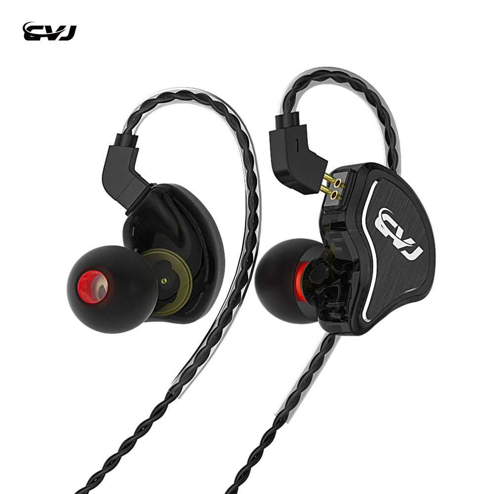 CVJ CS8 3BA + 1DD hybrid driver high resolution monitoring headset for DJ motion hifi sound quality replaceable cable CSA CSN SE