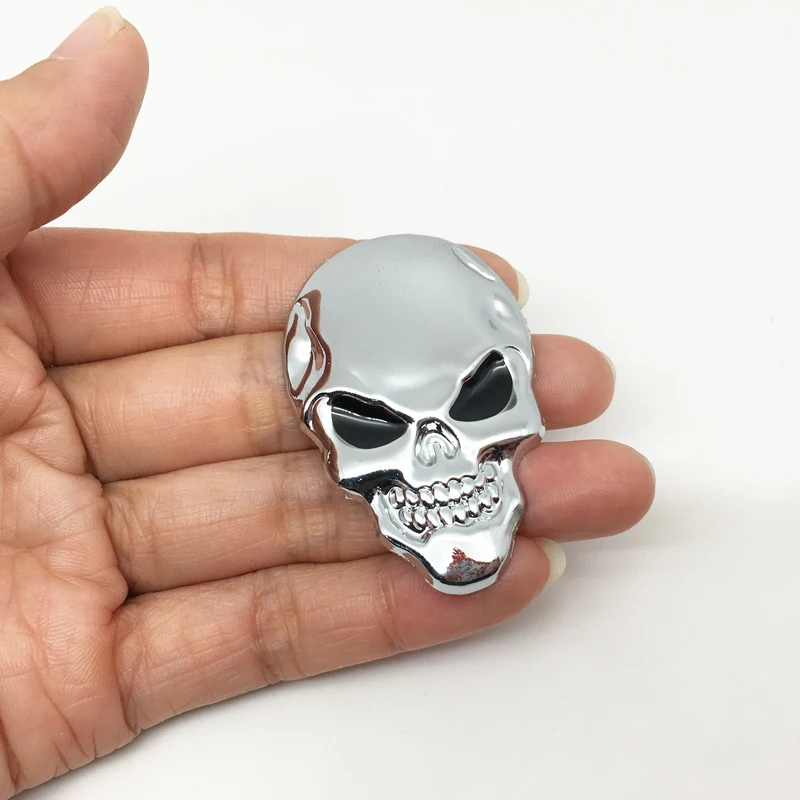 Car styling 3D metal The Punisher Skull Emblem Badge car sticker for Audi Chevrolet Golf Polo Opel Toyota Mazda Nissan Hyundai | Автомобили