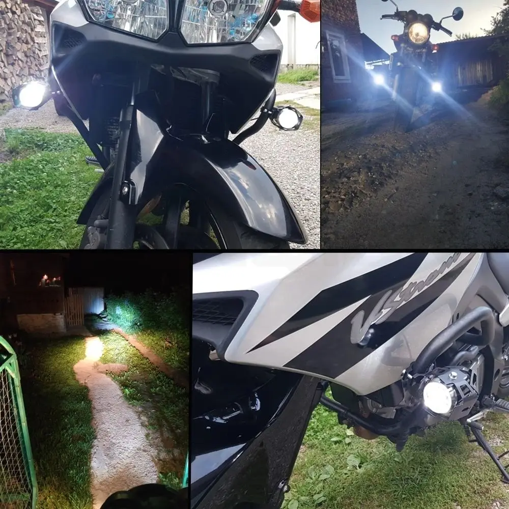 

MINI U7 LED Turn Light Motorcycle Universal Mini Amber Clear Black Red Orange Sport Blue Bike Color Signal Thread Wire