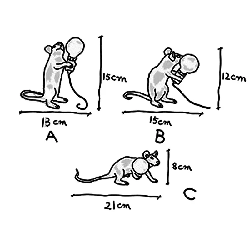 

Modern Resin Mouse E12 LED Table Lamps for Living Room Bedroom Nordic Stand Desk Light Luminaire Loft Home Decor Study Fixtures