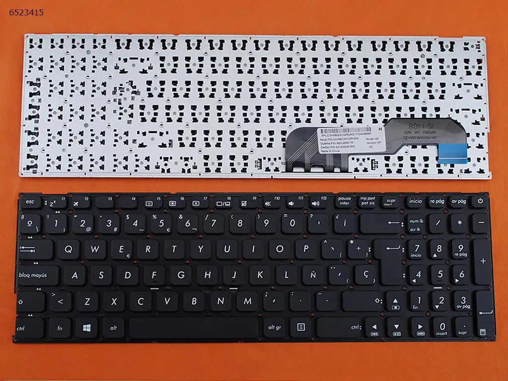 SP новая клавиатура с испанской раскладкой для ноутбука ASUS X541U X541UA X541UAK R541S R541SA R541SC