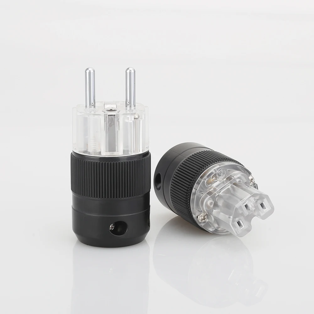 Hi-End посеребренный прозрачный удлинитель для аудиокабеля питания | Электроника