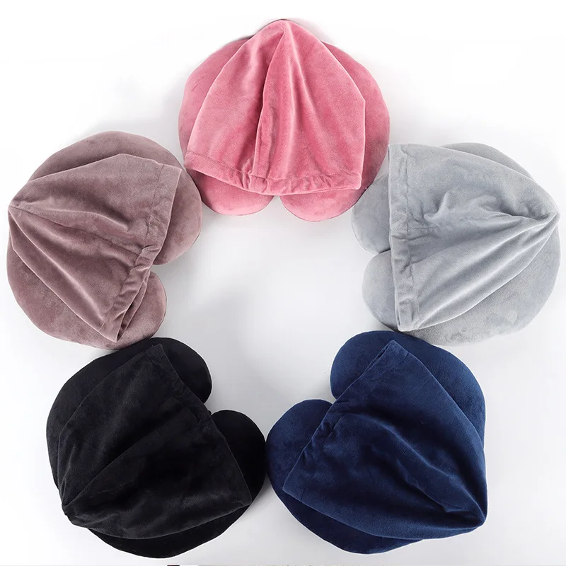 U-образная подушка для шеи супермягкая простая из полипропилена и хлопка с