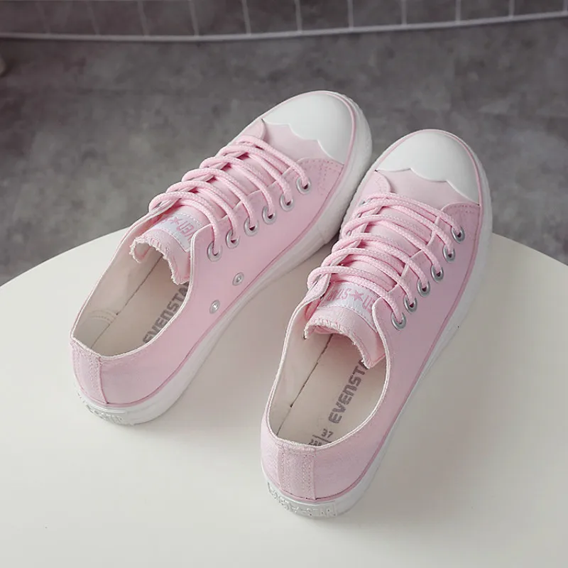 Zapatillas Lona Mujer/Женская обувь сезон осень-лето Повседневная парусиновая однотонные