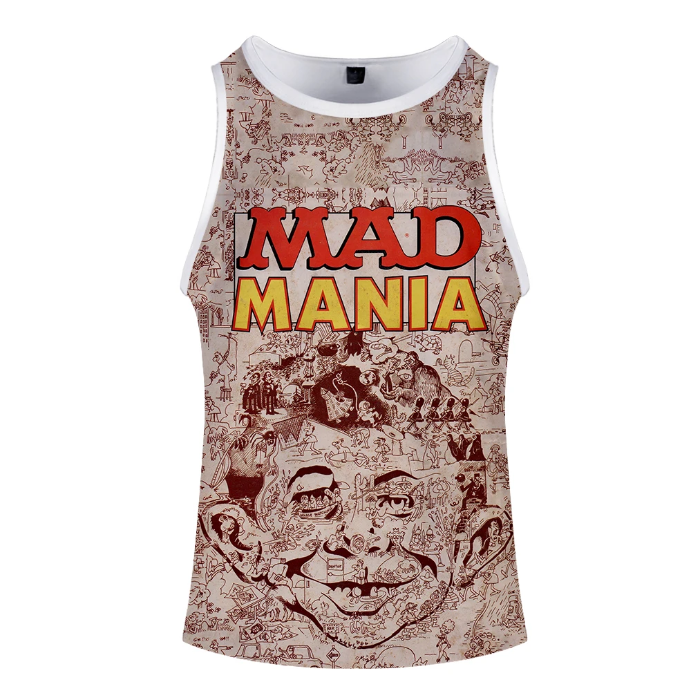 Альфред Е. Уличная одежда в американском стиле Neuman DC Satirical топ без рукавов