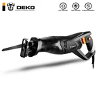 Электрическая сабельная пила Deko DKRS01, пила 900 Вт с лезвиями для работ по дереву