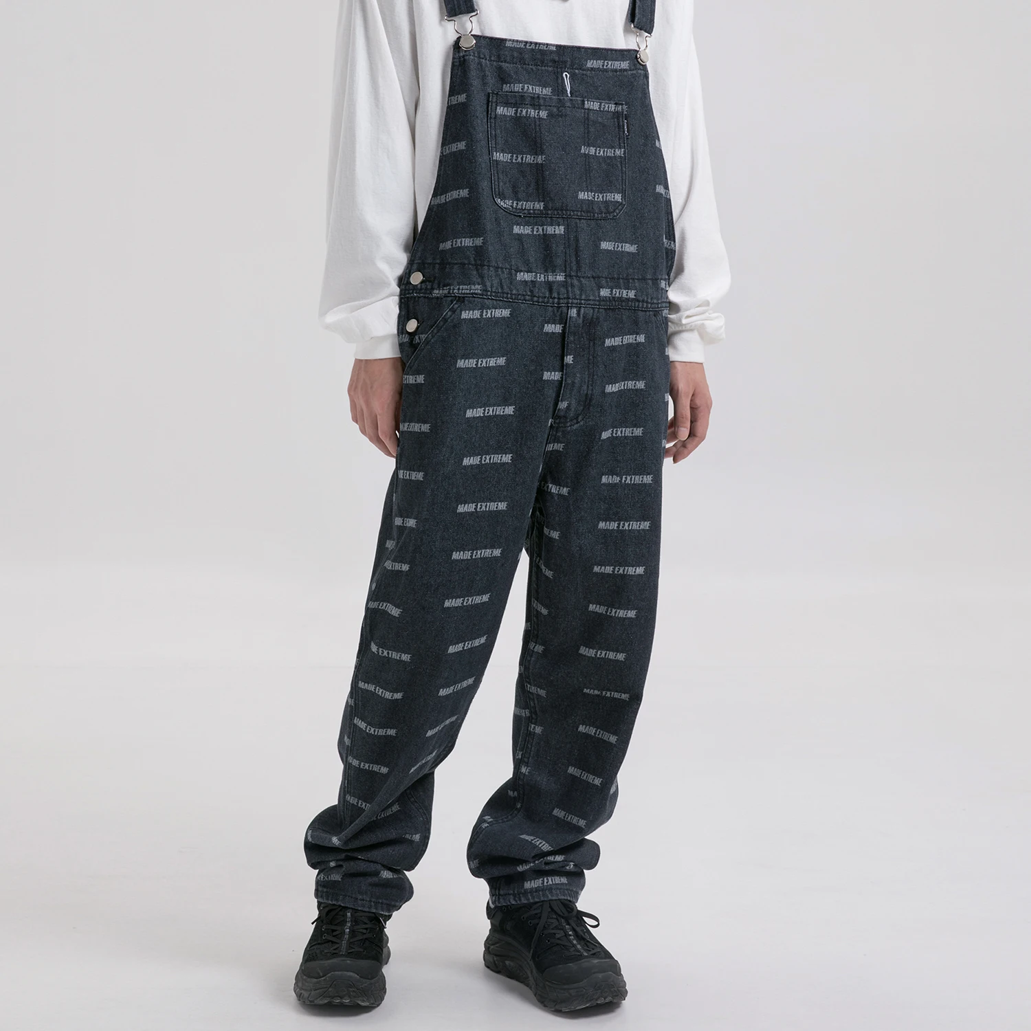 С напечатанной надписью в стиле хип хоп мужские комбинезоны карго Harajuku уличная