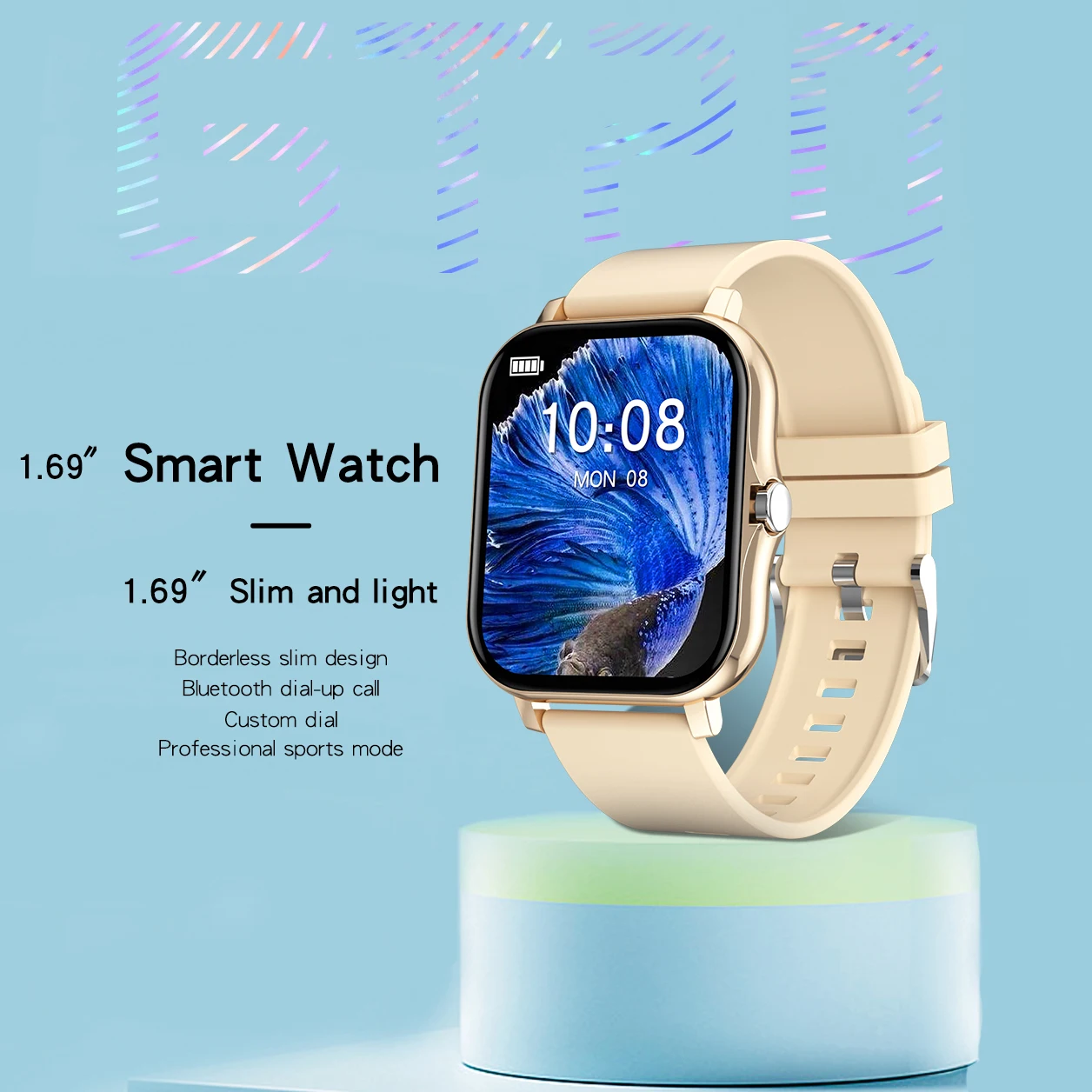 CORXY Big Screen Smart Watch Men Women 2021 Siri Bluetooth Call Sport Heart Rate Monitor Smartwatch Customize Wallpaper Watches