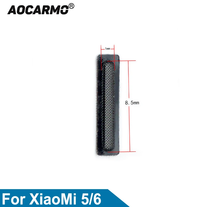 Крышка для наушников Aocarmo XiaoMi 5 Mi5 6 Mi6 сетчатая сетка защиты от пыли|Корпусы и рамки