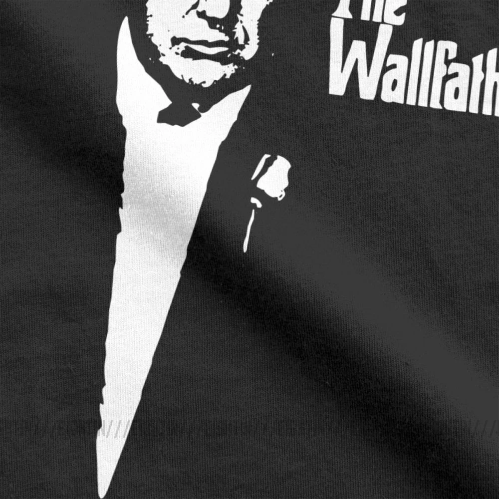 Trump The Wall Father Мужская футболка, винтажная очищенная хлопковая футболка с короткими рукавами, футболка с круглым вырезом, топы большого размера