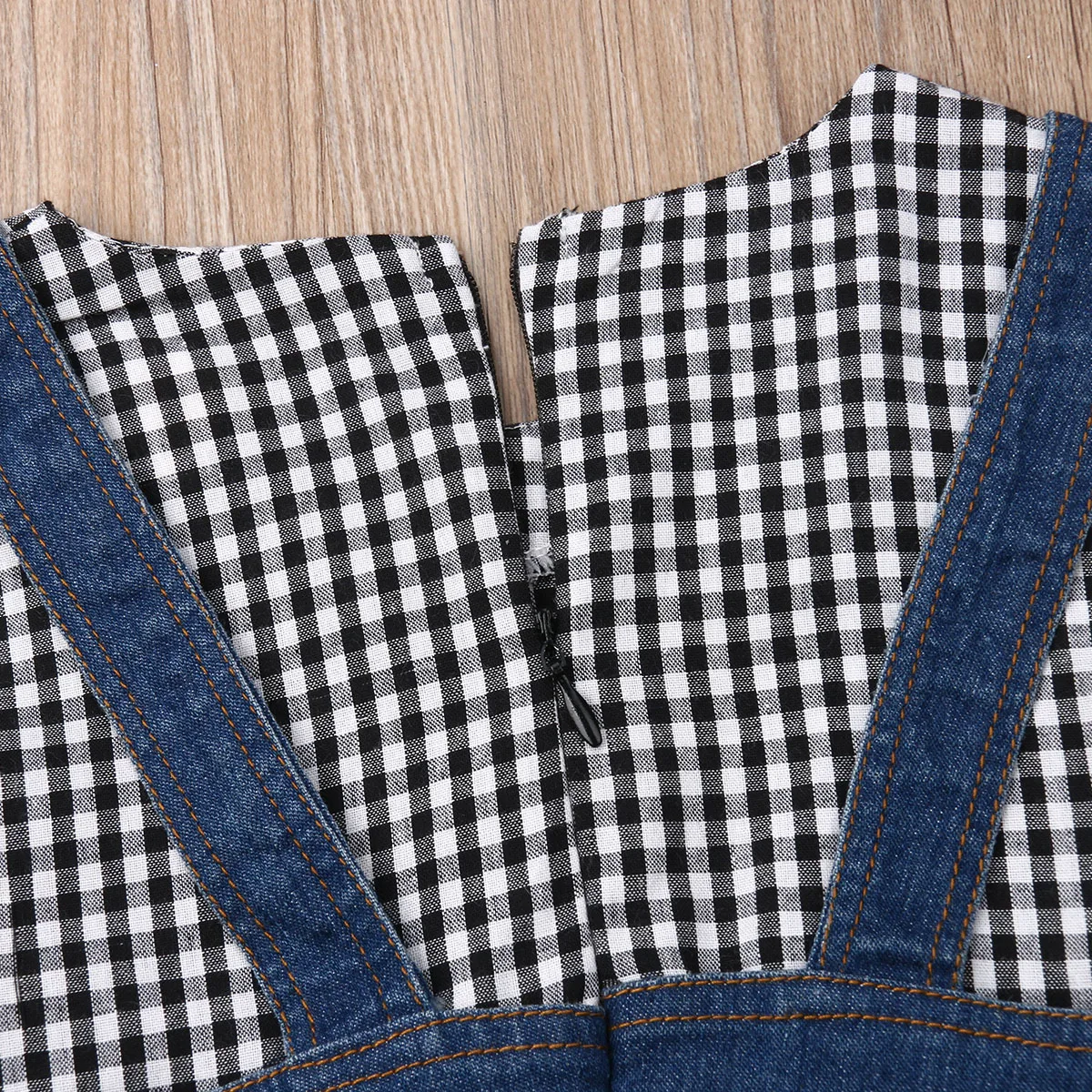 Женское платье принцессы 2019 клетчатое джинсовое в полоску с длинным рукавом