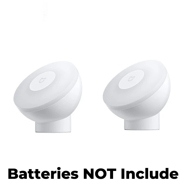 2pcs Запас Xiaomi Mijia светодиодный индукционный ночник 2 лампы Регулируемая яркость инфракрасный умный датчик человеческого тела MJYD02YL - Цвет: 2pcs